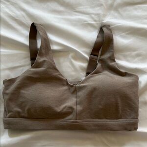 Beyond yoga tan sports bra- size M